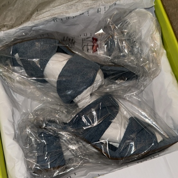 Gianni Bini Denim Heels - Picture 3 of 3